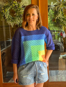 The Brightest Day Crochet Sweater