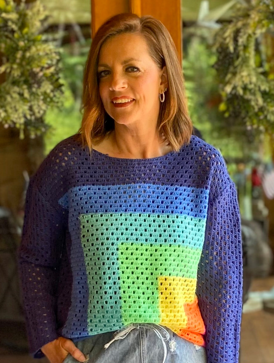 The Brightest Day Crochet Sweater