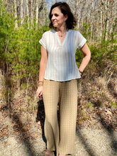 Load image into Gallery viewer, Terry Textured Taupe Pants
