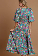 Load image into Gallery viewer, Spring Flowers Maxi Tiered Dress
