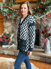 Load image into Gallery viewer, Vicki Varsity Checkered Cardigan
