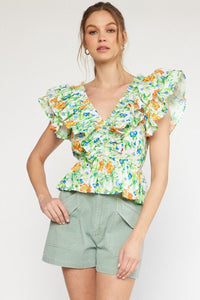 Ruffles All Around Top