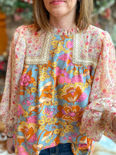 Load image into Gallery viewer, Grace Multi-Floral Blouse
