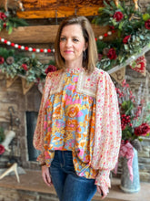 Load image into Gallery viewer, Grace Multi-Floral Blouse
