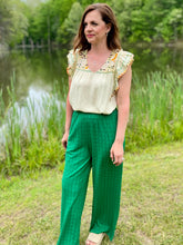 Load image into Gallery viewer, Emerald Isle Textured Pants
