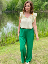 Load image into Gallery viewer, Emerald Isle Textured Pants

