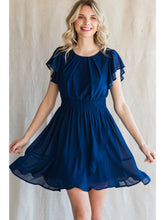 Load image into Gallery viewer, Nelly Navy Dress

