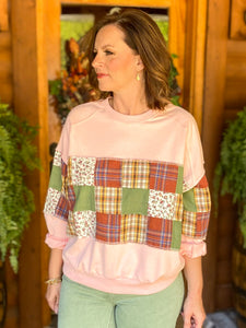 Quilted Pullover