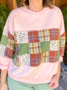 Quilted Pullover