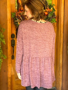 Laura Leopard Pocket Top