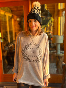 Peace on Earth Thermal Long Sleeve