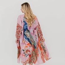 Load image into Gallery viewer, Peacock Summer Kimono
