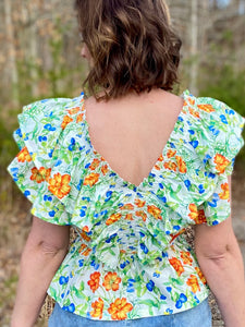 Ruffles All Around Top