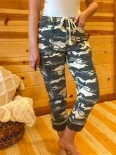 Load image into Gallery viewer, Camo Boyfriend Pants
