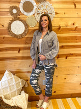 Load image into Gallery viewer, Camo Boyfriend Pants
