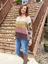 Load image into Gallery viewer, Color Me Leopard Sweater
