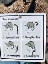 Load image into Gallery viewer, CC Beanie Criss Cross Pony Tail Hat
