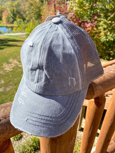 CC Beanie Criss Cross Pony Tail Hat
