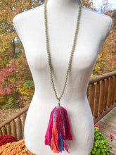 Load image into Gallery viewer, Sari Tassel Necklaces
