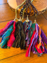 Load image into Gallery viewer, Sari Tassel Necklaces
