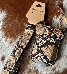 Hand Sanitizer Holder Keychain/Wristlet