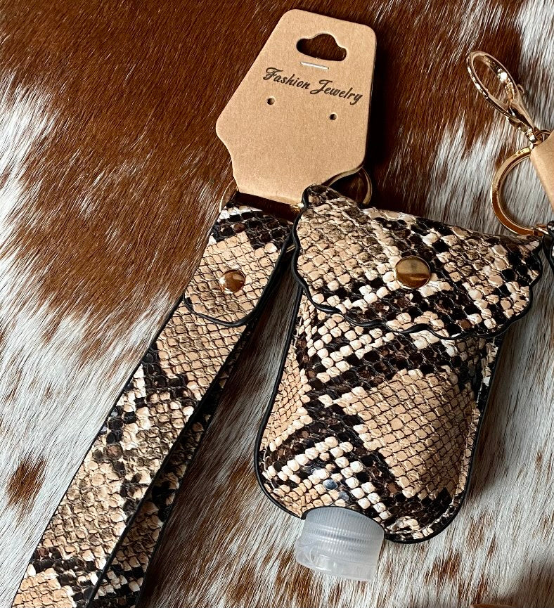 Hand Sanitizer Holder Keychain/Wristlet
