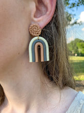 Load image into Gallery viewer, Natural Rainbow Clay Earrings
