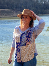 Load image into Gallery viewer, Patty Patch Print Top
