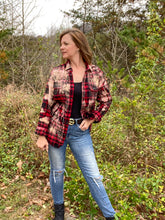 Load image into Gallery viewer, Snowflake Bleached Flannel
