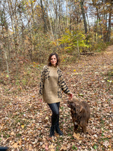 Load image into Gallery viewer, Christine Camel Leopard Sweater
