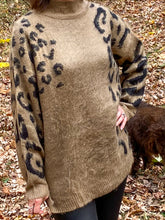 Load image into Gallery viewer, Christine Camel Leopard Sweater
