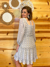 Load image into Gallery viewer, Dove Swiss Dot Dress
