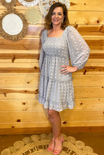 Load image into Gallery viewer, Dove Swiss Dot Dress
