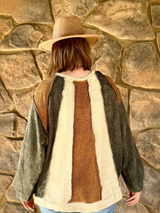 Fall Color Block Top