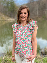 Load image into Gallery viewer, Floral Ruffles Top

