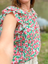 Load image into Gallery viewer, Floral Ruffles Top
