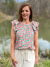Load image into Gallery viewer, Floral Ruffles Top
