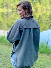 Load image into Gallery viewer, Stay Warm Button Down Shacket
