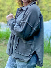 Load image into Gallery viewer, Stay Warm Button Down Shacket
