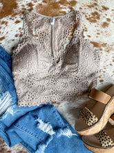 Load image into Gallery viewer, Lace Bralette in Ash Mocha
