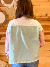 Load image into Gallery viewer, Jodie Denim Colorblock Jacket
