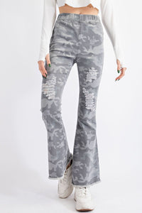 Give it All Camo Bell Bottom Pants