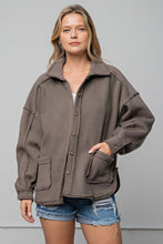 Load image into Gallery viewer, Stay Warm Button Down Shacket
