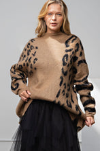 Load image into Gallery viewer, Christine Camel Leopard Sweater

